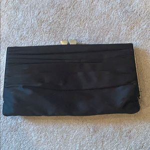 Black evening clutch